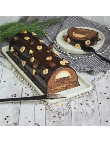 Moule à buche de Noël en inox