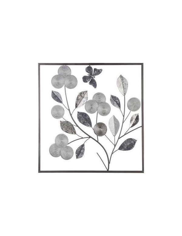 Décoration Murale Métal Silver Atmosphera