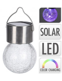 Ampoule solaire à LED multicolore : Donnez un air de fête à votre jardin !