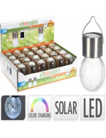 Ampoule solaire à LED multicolore : Donnez un air de fête à votre jardin !