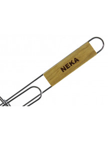 Grille de barbecue ronde double 40 cm. : Grillez facilement avec Neka
