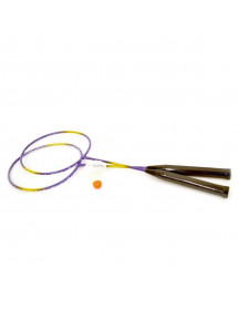 Raquettes de badminton x2 avec un volant