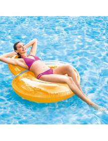 Fauteuil de piscine gonflable glossy INTEX