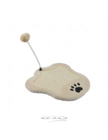 Tapis griffoir en sisal avec pompons