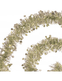 Guirlande de Noël pastille or