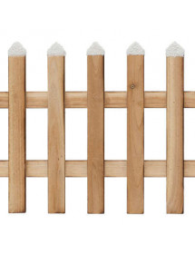 Clôture En Bois Décoration De Noël 90 Cm.