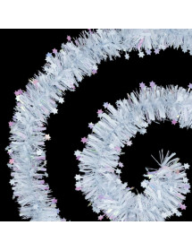 Guirlande de Noël laser étoile blanche