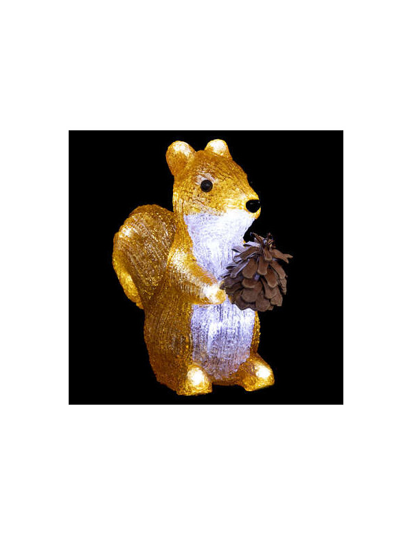 Ecureuil de Noël lumineux