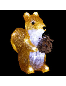 Ecureuil de Noël lumineux