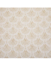 Chemin de table tissu palmette doré