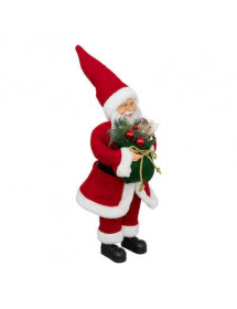 Père Noël Traditionnel Rouge et Blanc 50 cm