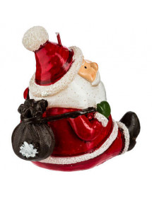 Bougie père noël assis