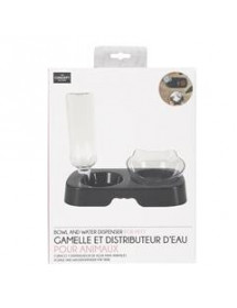 Gamelle et Distributeur Eau Pour Chat