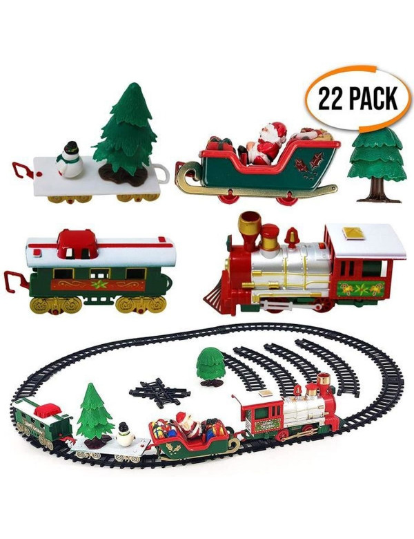 Train électrique de Noël musical