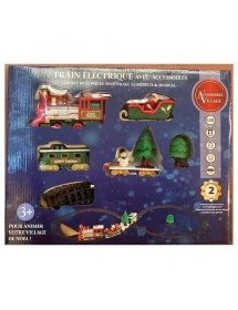 Train électrique de Noël musical