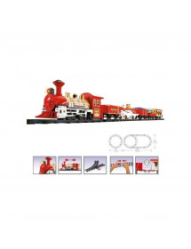 Train électrique de Noël musical et lumineux