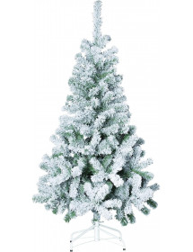 Sapin artificiel floqué 180 cm.