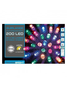 Guirlande lumineuse 200 Leds multicolore