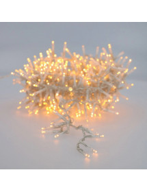 Guirlande lumineuse 100 leds luxe blanc chaud
