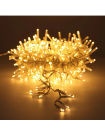Guirlande lumineuse 100 leds luxe blanc chaud