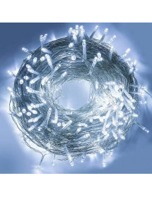 Guirlande lumineuse 100 leds luxe blanc froid