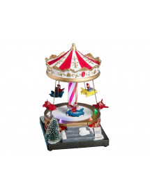 Village de Noël carrousel