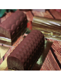 Moule 6 mini buches de Noël en silicone