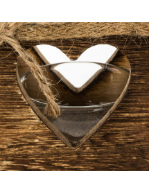 Photophore de Noël en bois