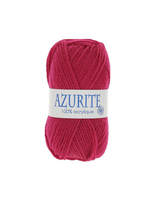 Pelote de fil à tricoter Azurite fuchsia