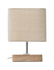 Lampe de chevet beige