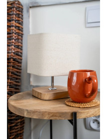 Lampe de chevet bois