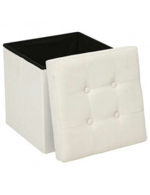 Pouf beige Atmosphera