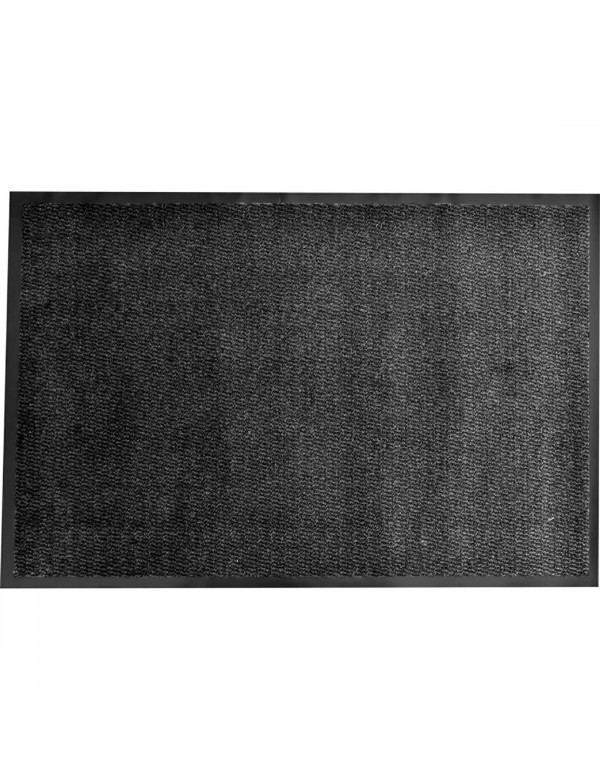 Tapis d'entrée Lisa noir 60x80 cm