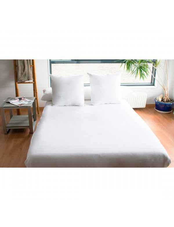Protège matelas coton molletonné 140x190 cm