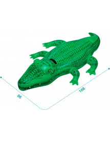 Crocodile gonflable à chevaucher