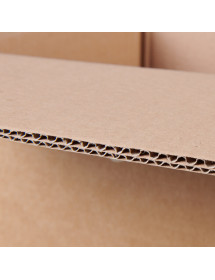 caisse américaine double cannelure 25x23x19.5 cm.