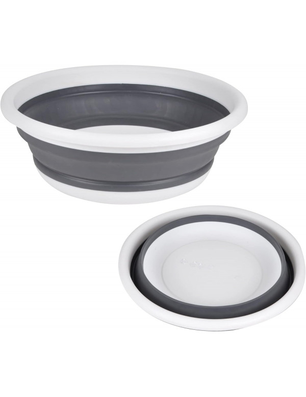 Bassine rétractable 9 litres anthracite