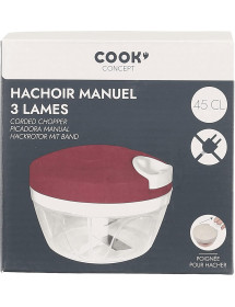 Hachoir manuel à 3 Lames inox