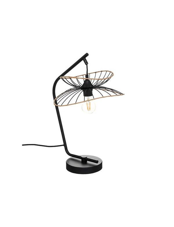 Lampe arc Alara métal noir Atmosphera