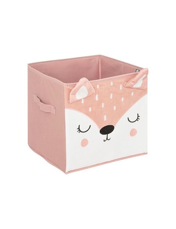 Boîte de rangement biche velours