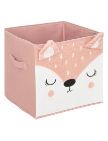 Boîte de rangement biche velours