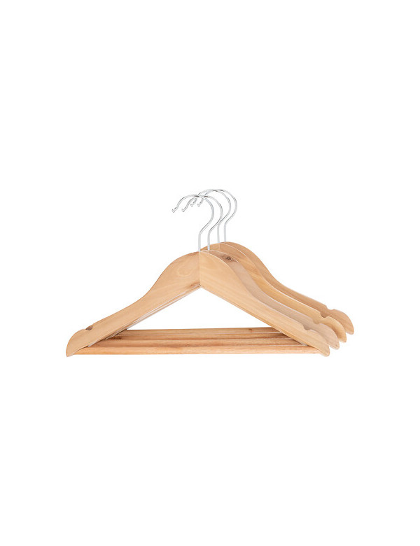 Lot de 4 cintres en bois enfant