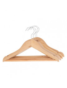 Lot de 4 cintres en bois enfant