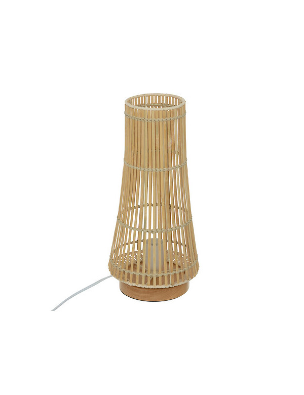 Lampe Mahé bambou naturel Atmosphera