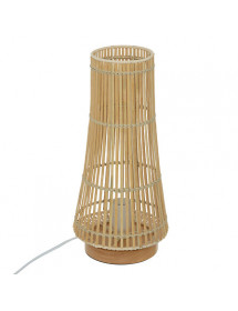Lampe Mahé bambou naturel Atmosphera