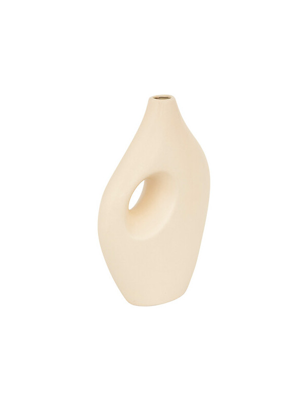 Vase Nola céramique beige Atmosphera