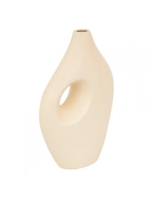 Vase Nola céramique beige Atmosphera