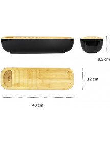 Boite a pain bambou noir : Déco et design pour votre cuisine !