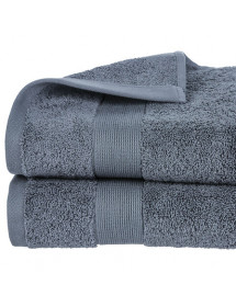 Drap De Douche Gris foncé Atmosphera