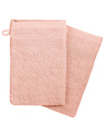 Gants de toilette Rose x2 Atmosphera
